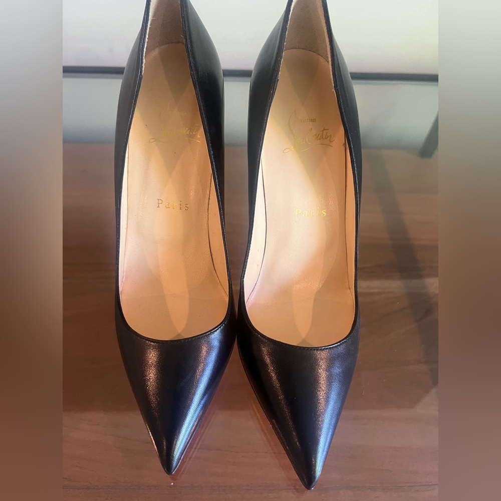 Christian Louboutin Black Stilettos - size 38 (US size 7) Never Worn